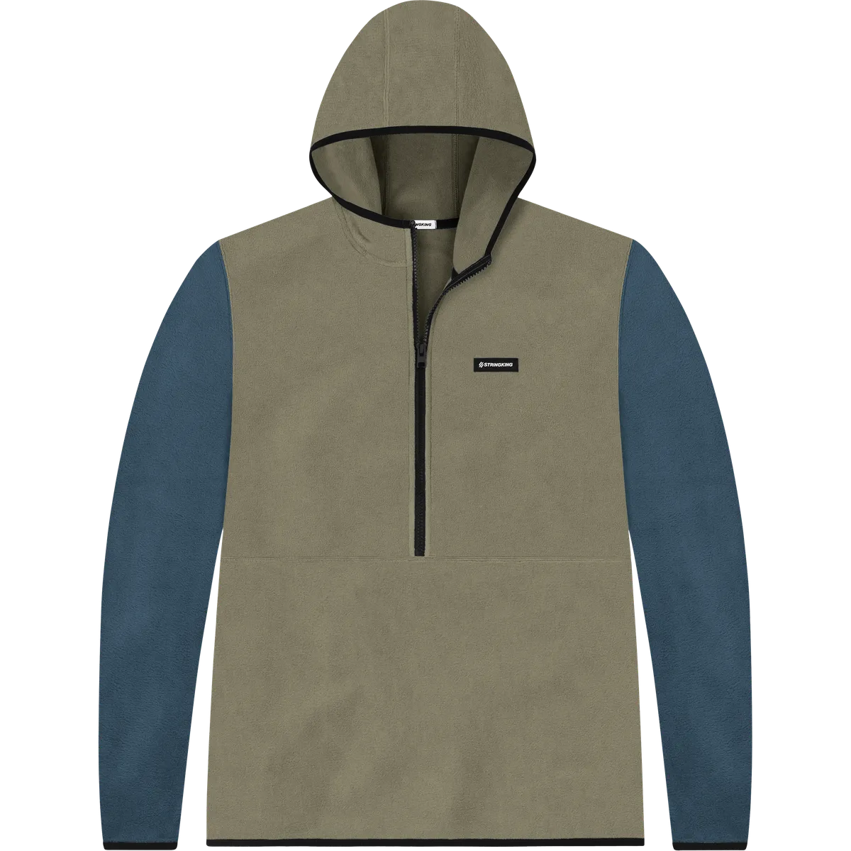 Men's Polartec Fleece Half Zip Hoodie | StringKing