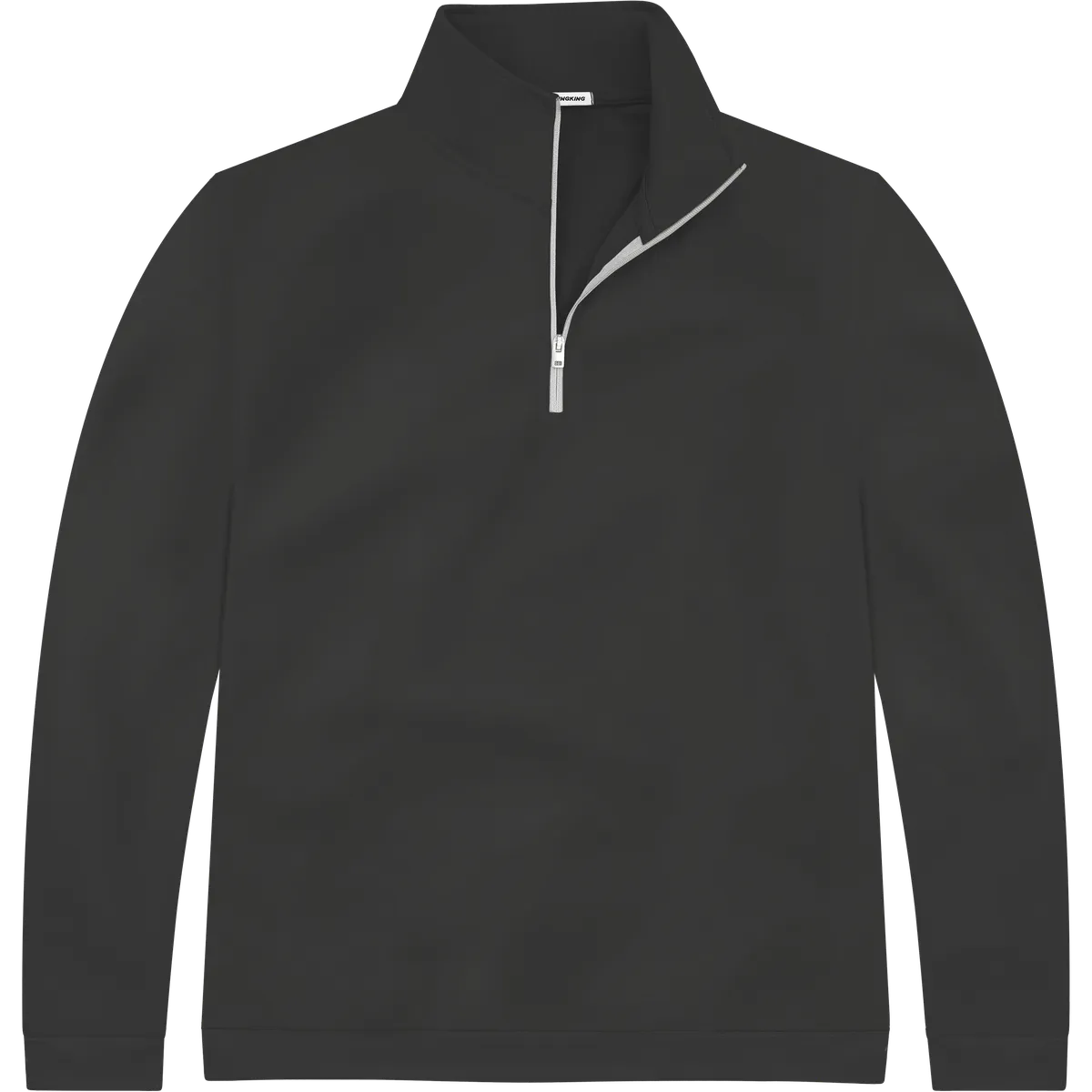 StringKing Men's StayCool Quarter Zip - Relaxed Fit, Black, Front