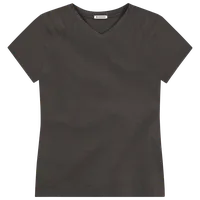StringKing Women's FlexTech Short Sleeve V-Neck T-Shirt - Sharp Fit, Charcoal, Front