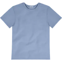 StringKing Men's Pima Cotton Short Sleeve Crewneck T-Shirt - Relaxed Fit, Slate Blue, Front