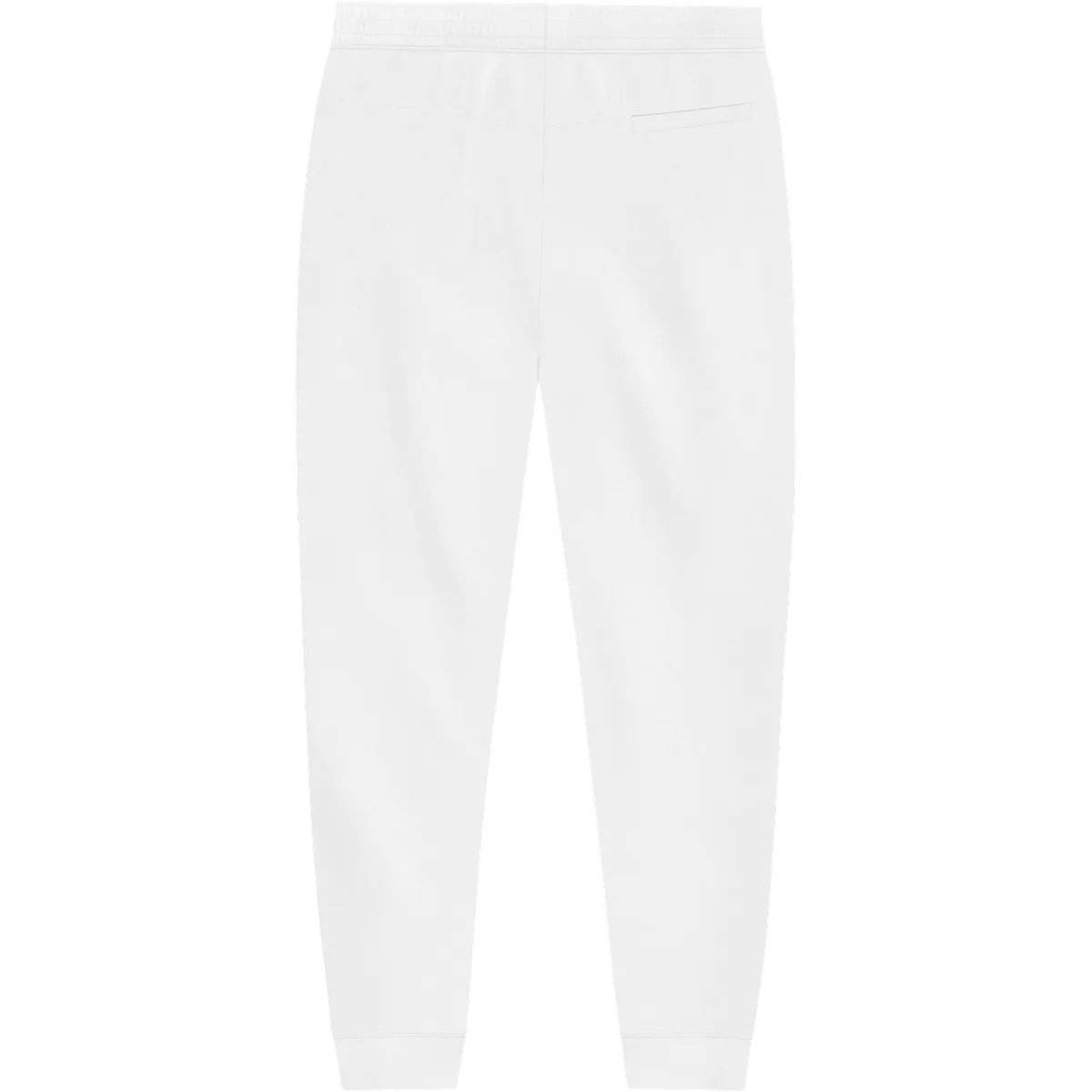 StringKing Men's Pima Terry Sweatpants - Relaxed Fit, White, Back