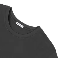 StringKing Men's Pima Cotton Short Sleeve Crewneck T-Shirt - Sharp Fit, Black, Detail