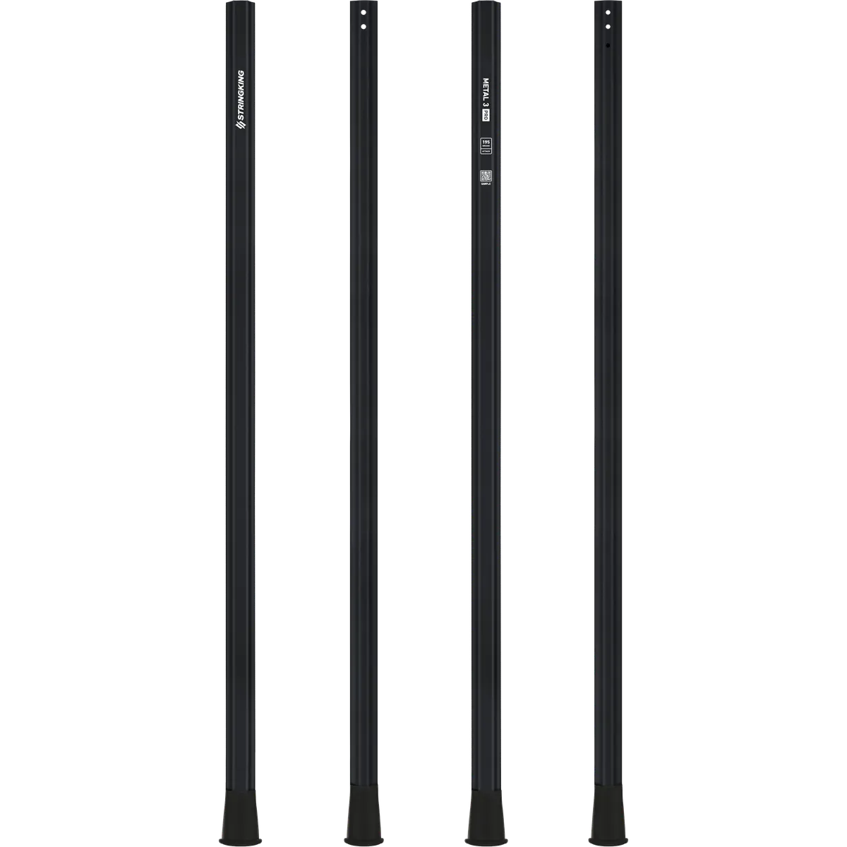 StringKing Metal 3 Pro Attack - 195 Grams, Black, Full Length, Vertical, Right, Front, Left, Back