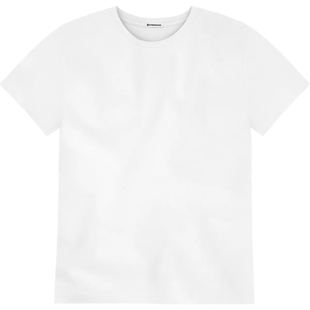 StringKing Men's StayCool Tee - Relaxed Fit, White, Front