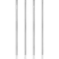StringKing A Series Attack - 135 Grams, Silver, Full Length, Vertical, Right, Front, Left, Back