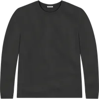StringKing Men's Pima Jersey Long Sleeve Tee - Sharp Fit, Black, Front