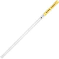 StringKing Composite 2 Pro Faceoff Double Lever - 175 Grams, White / Yellow, Full Length, Angled, Right Side, With Butt End