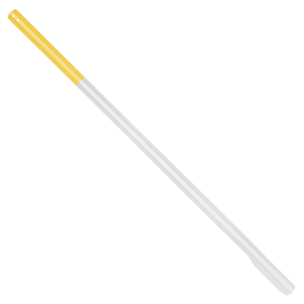 StringKing Men's Composite 2 Pro Faceoff - Bottom Lever, 155 Grams, White / Yellow, Full Left Side