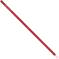 StringKing Metal 3 Pro Goalie - 162 Grams, Red, Full Length, Angled, Left Side, With Butt End