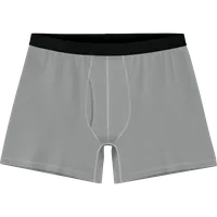 StringKing Men's StayCool Boxers - Relaxed Fit, Gray, Front