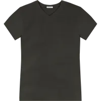 StringKing Men's Pima Jersey V-Neck Tee - Sharp Fit, Peat, Front
