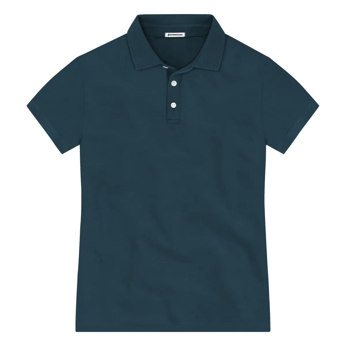 StringKing Men's Pima Jersey Signature Polo Multi - Sharp Fit, Navy, Front