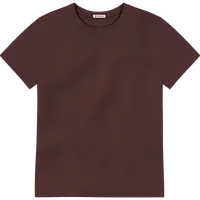StringKing Men's Pima Jersey Tee - Relaxed Fit, New Maroon, Front