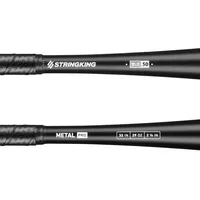 StringKing Metal Pro BBCOR - Drop 3, 32" / 29 oz, Black, Bat Details, Horizontal