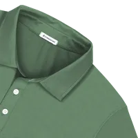 StringKing Men's FlexTech Short Sleeve Polo - Sharp Fit, Green, Detail