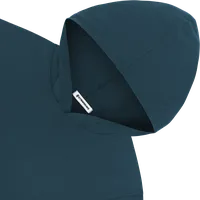 StringKing Men's Pima Jersey Hoodie - Relaxed Fit, Navy, Detail