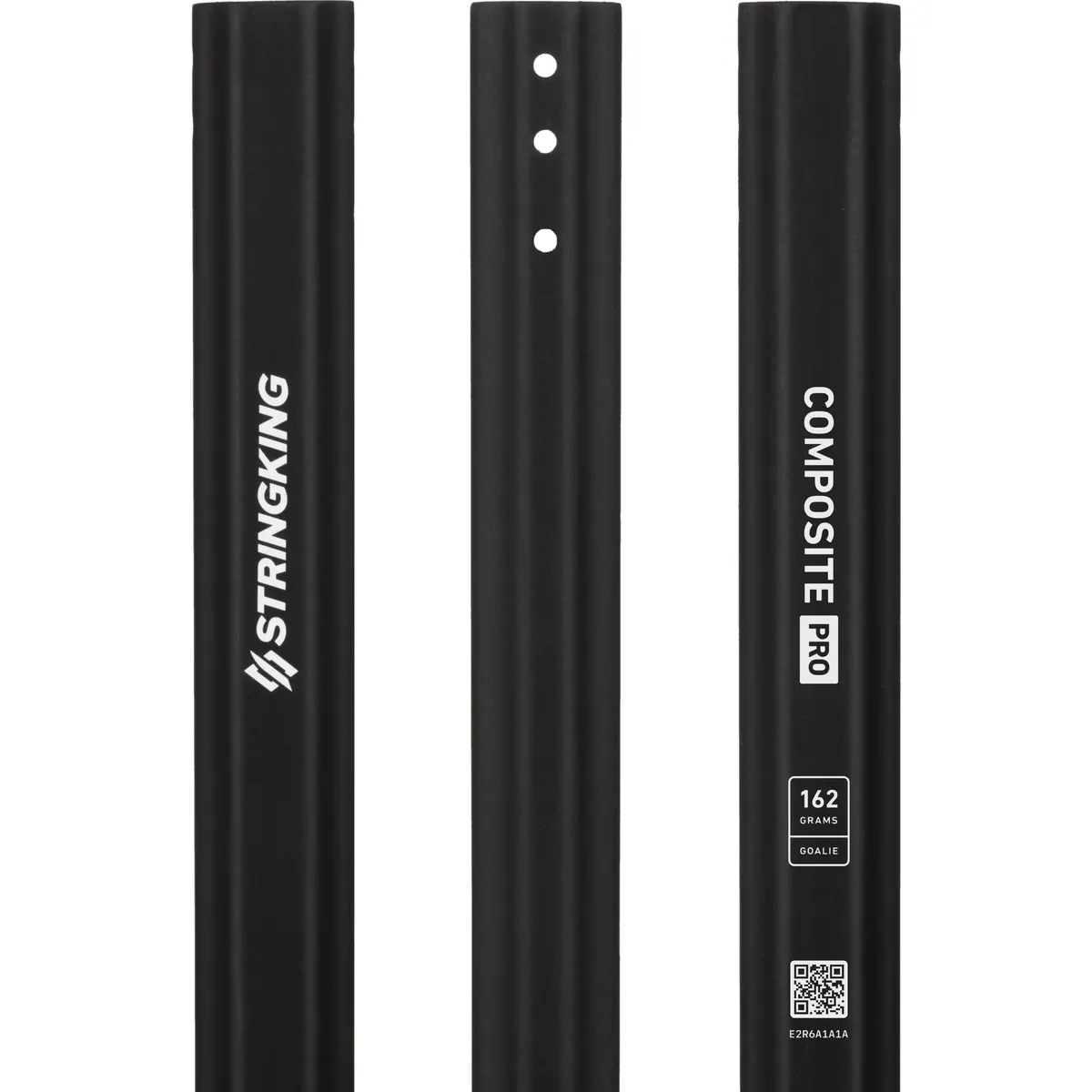 StringKing Composite Pro Goalie - 162 Grams, Black, Top Section, Right, Front, Left