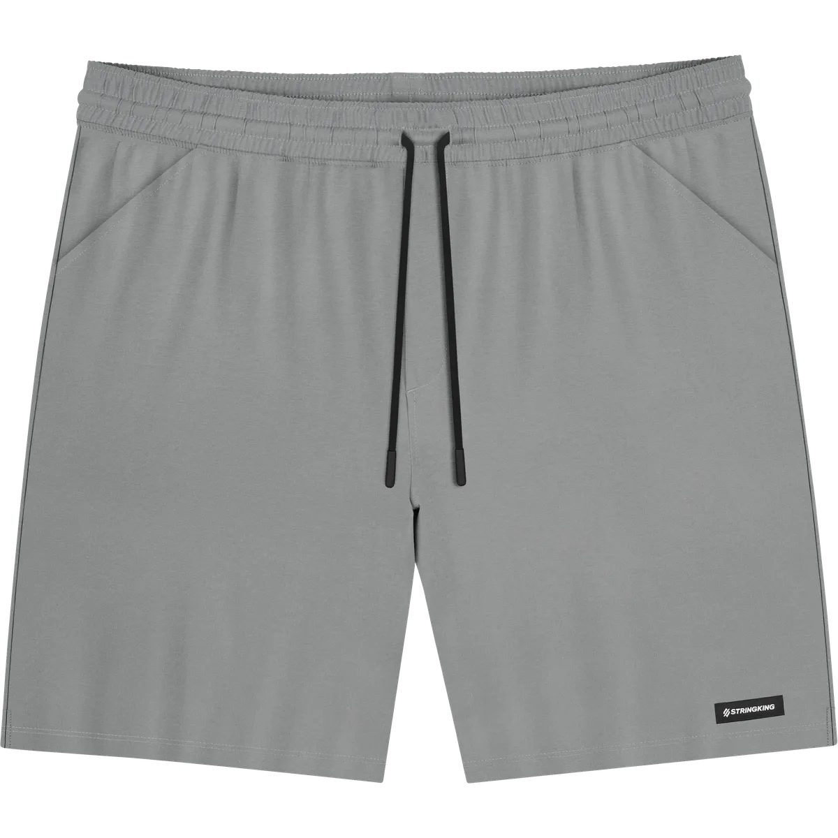 StringKing Men's Velocity Short - Sharp Fit, Gray, 9 inch, Front