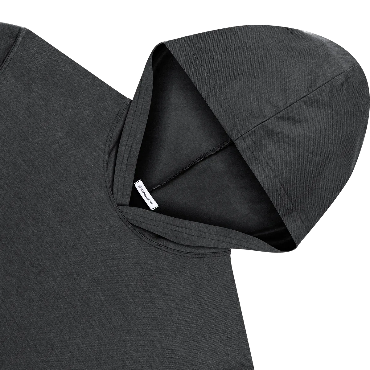 StringKing Men's FlexStyle Lightweight Hoodie - Sharp Fit, Moonless Night, Detail