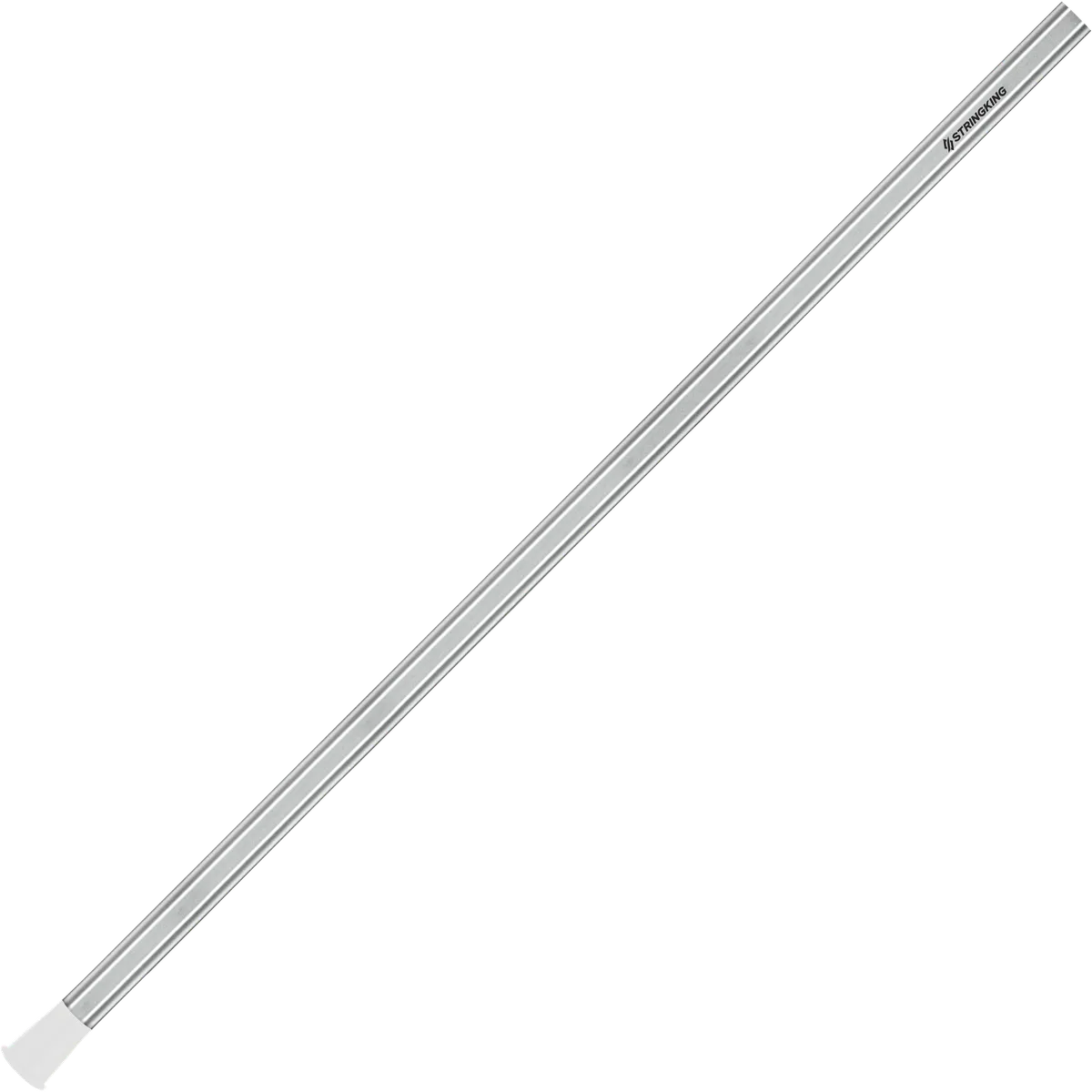 StringKing Metal 3 Pro Goalie - 142 Grams, Silver, Full Length, Angled, Right Side, With Butt End