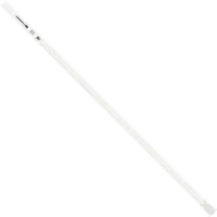 StringKing Composite 2 Pro Goalie - 142 Grams, White, Full Length, Angled, Left Side, With Butt End