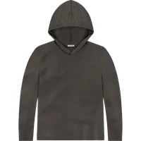 StringKing Women's Pima Cotton Lightweight Hoodie - Relaxed Fit, Charcoal, Front
