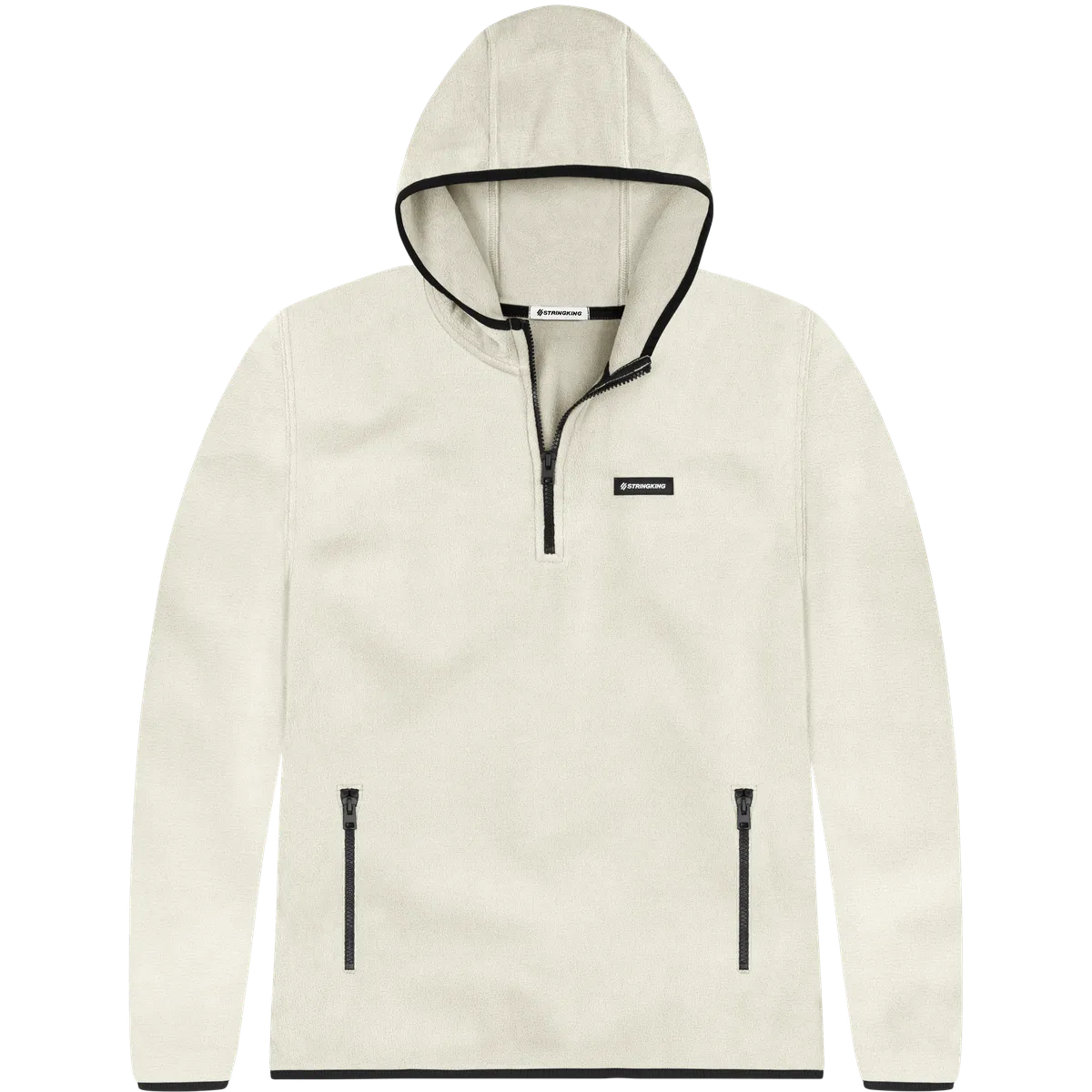 StringKing Men's Polartec Fleece Quarter Hood Pro - Relaxed Fit, Jet Stream, Front