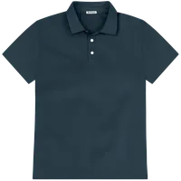 StringKing Men's FlexTech Short Sleeve Polo - Relaxed Fit, Navy, Front