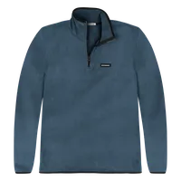 StringKing Men's Polartec Fleece Quarter Zip - Sharp Fit, Indian Teal, Front