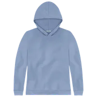 StringKing Women's Pima Cotton Hoodie - Relaxed Fit, Slate Blue, Front