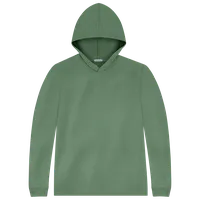 StringKing Men's Pima Cotton Lightweight Hoodie - Sharp Fit, Green, Front