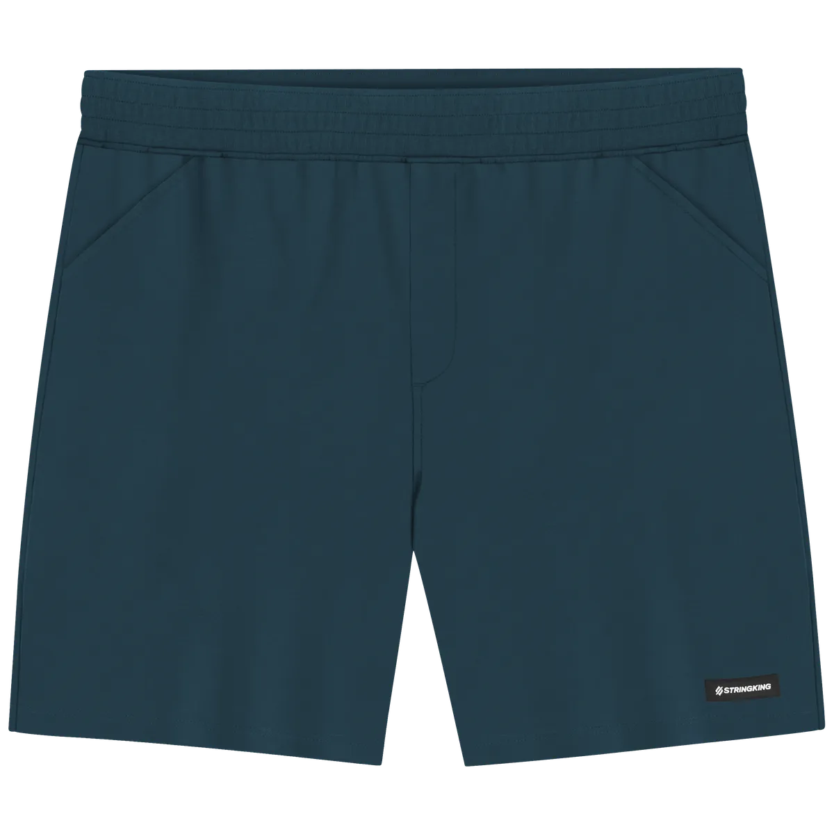 StringKing Men's Pima Terry Shorts - Sharp Fit, Navy, Front