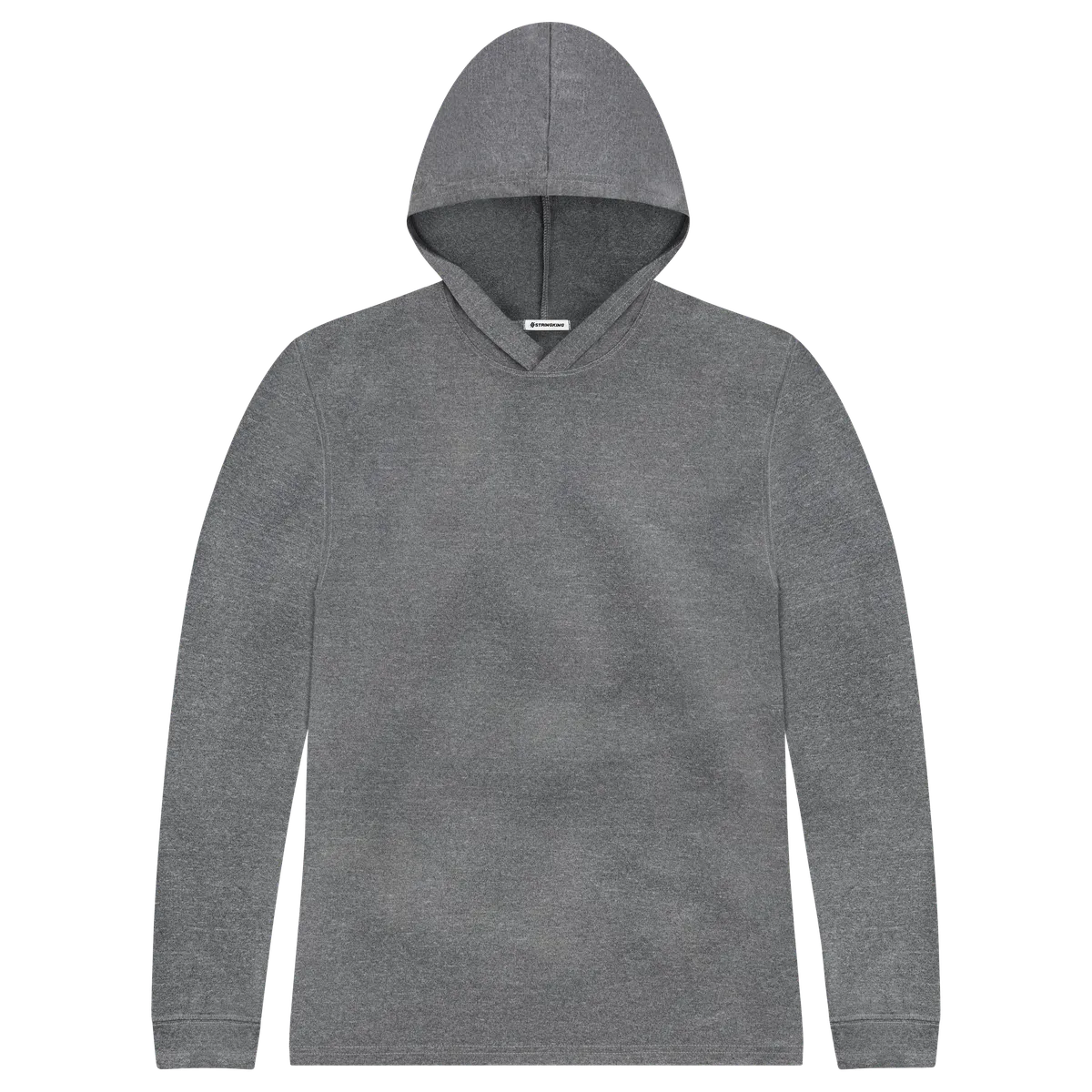 StringKing Women's FlexTech Lightweight Hoodie - Sharp Fit, Heather Gray, Front