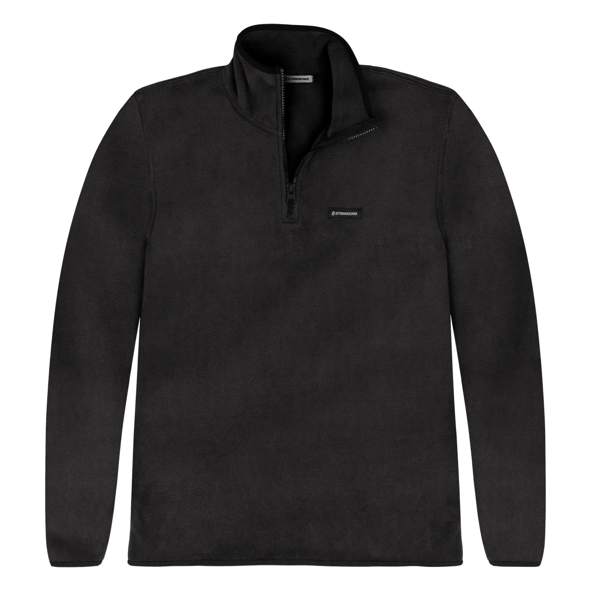 StringKing Men's Polartec Fleece Quarter Zip - Sharp Fit, Meteorite, Front