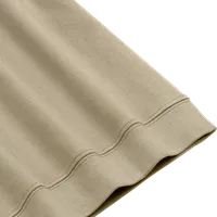 StringKing Men's Pima Cotton V-Neck Sweatshirt - Sharp Fit, Warm Khaki, Fabric