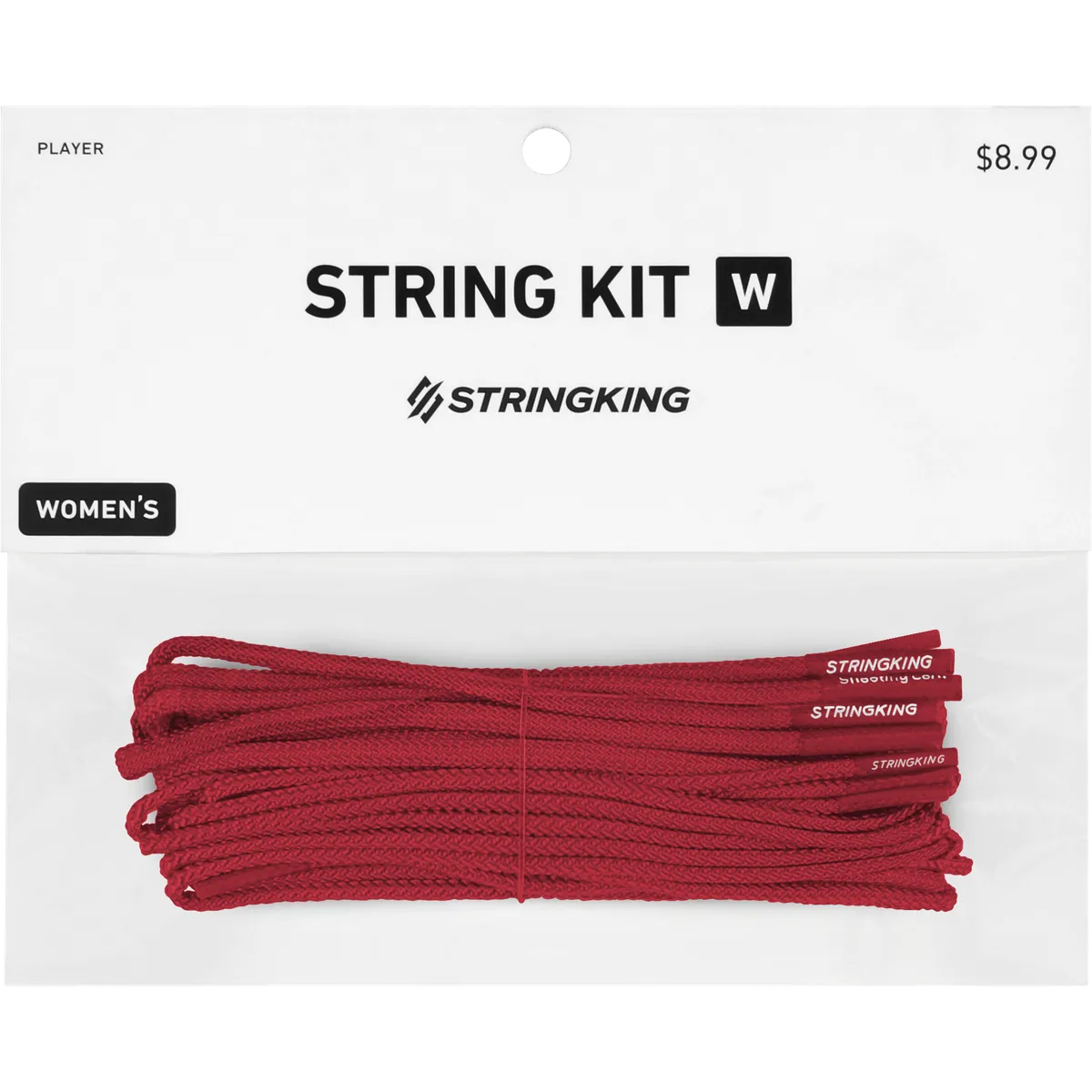 StringKing Women's String Kit - String Kit, Maroon, Packaged, Front