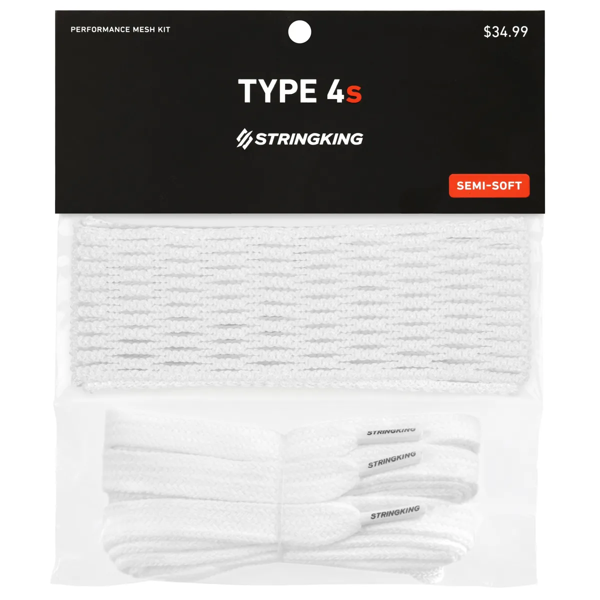 StringKing Type 4 - Type 4s, Mesh Kit, White, Packaged with Strings