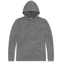StringKing Men's FlexTech Lightweight Hoodie - Relaxed Fit, Heather Gray, Front
