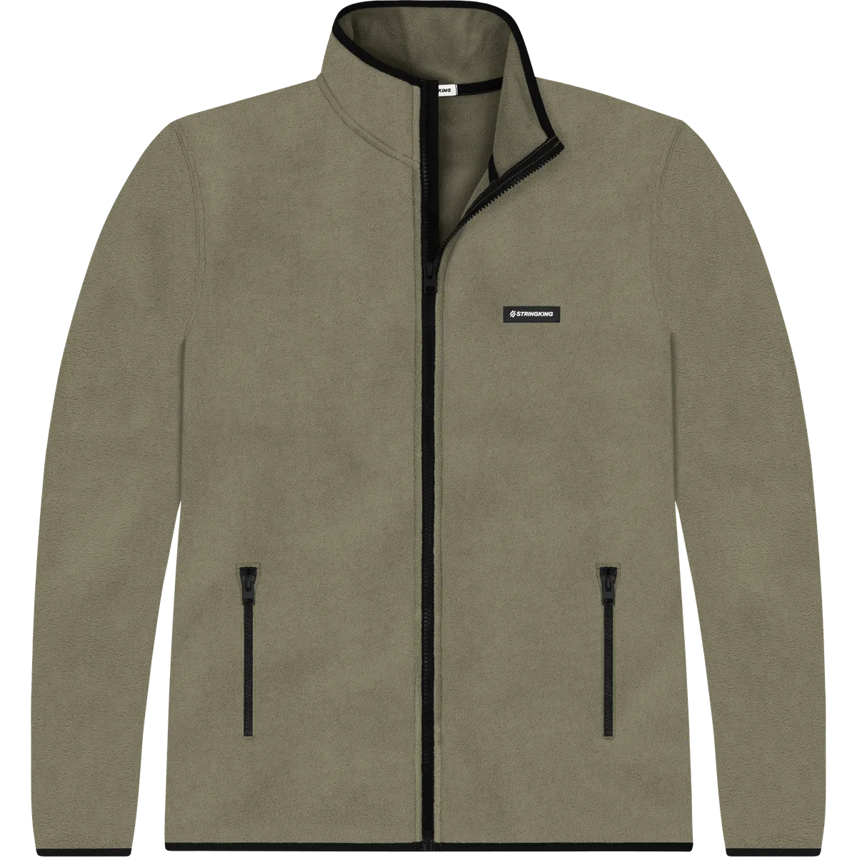 StringKing Men's Polartec Fleece Full Zip Pro - Sharp Fit, Mermaid, Front