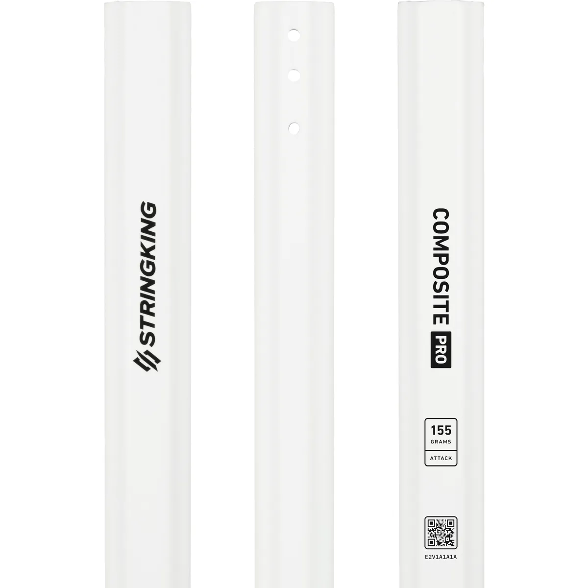 StringKing Men's Composite Pro Attack - 155 Grams, White, Top Section, Right, Front, Left