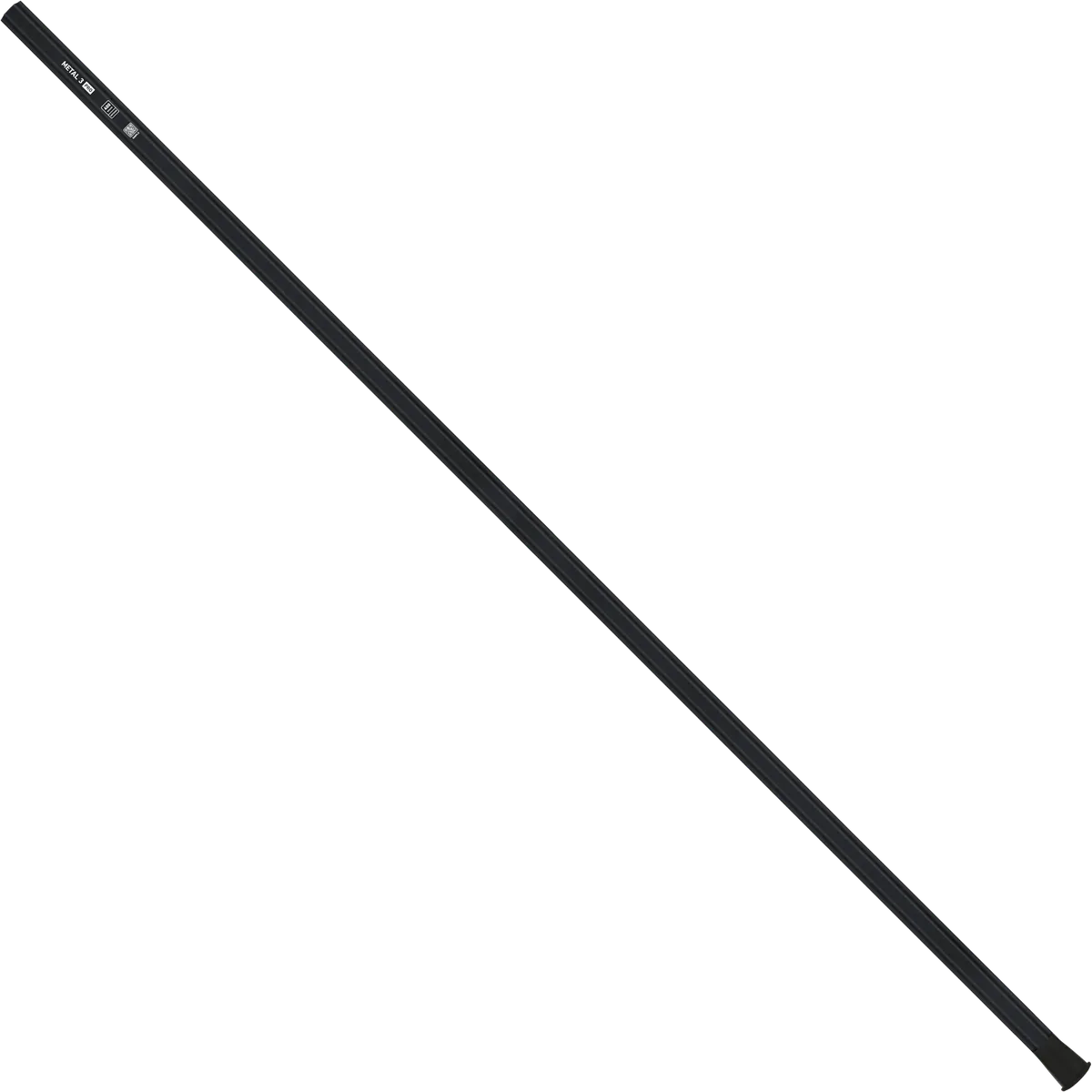 StringKing Metal 3 Pro Defense - 400 Grams, Black, Full Length, Angled, Left Side, With Butt End