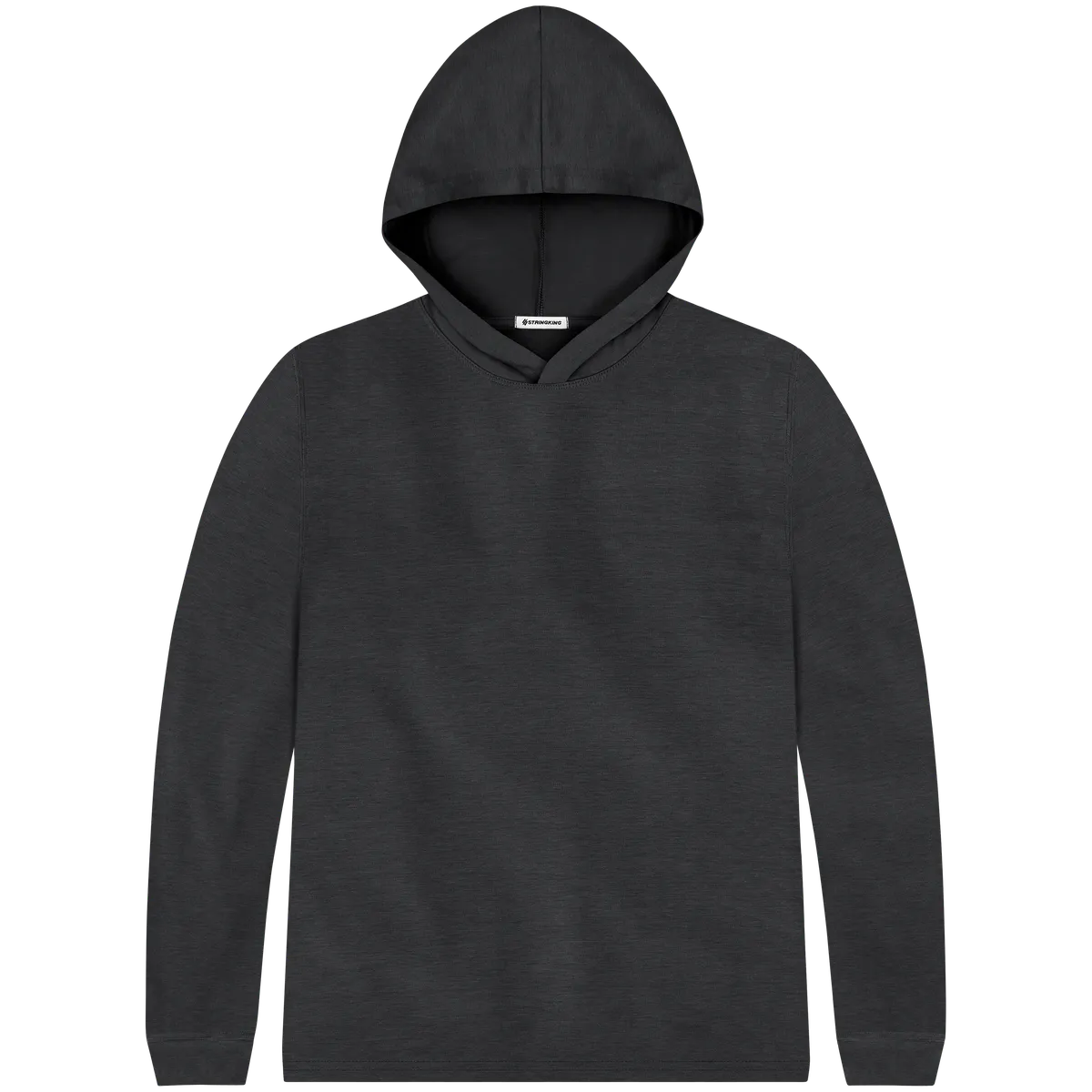 StringKing Men's FlexStyle Lightweight Hoodie - Relaxed Fit, Moonless Night, Front