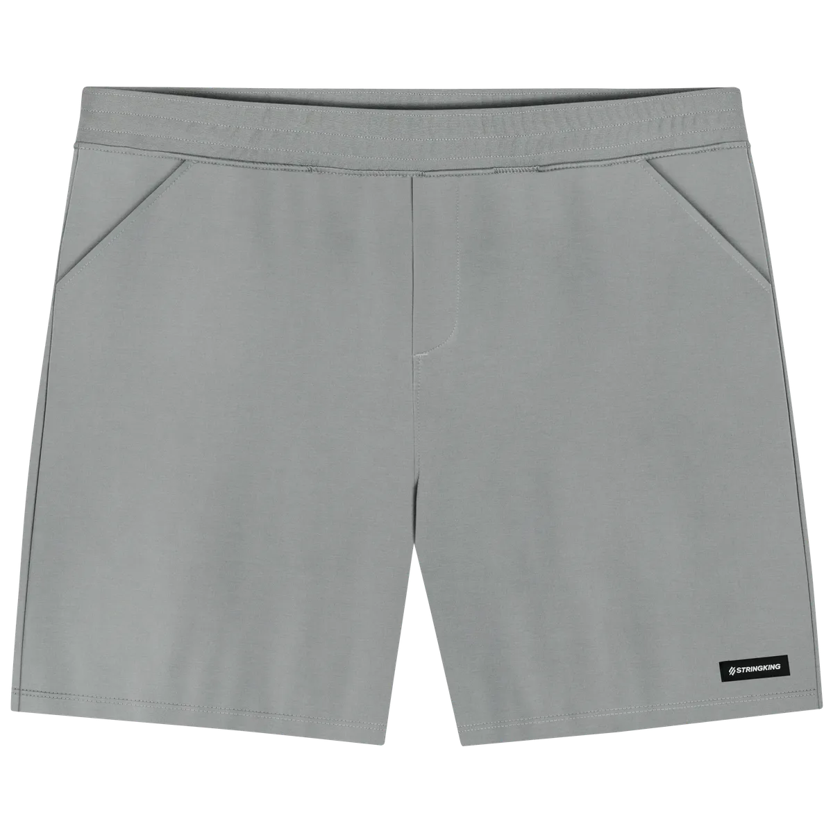 StringKing Men's StayWarm Shorts - Relaxed Fit, Gray, Front