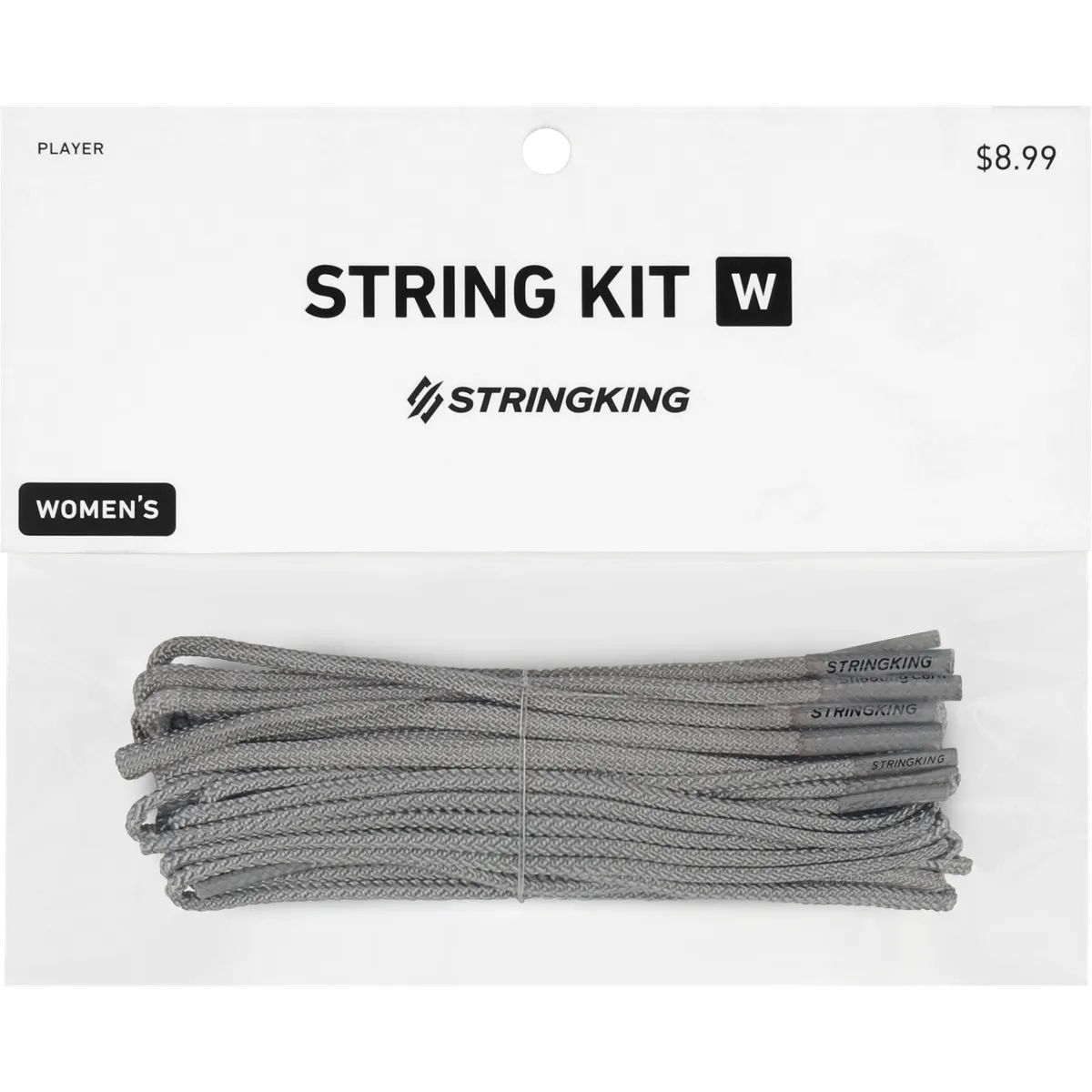 StringKing Women's String Kit - String Kit, Gray, Packaged, Front