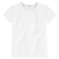StringKing Women's Heavy Pima Cotton T-Shirt - Sharp Fit, White, Front