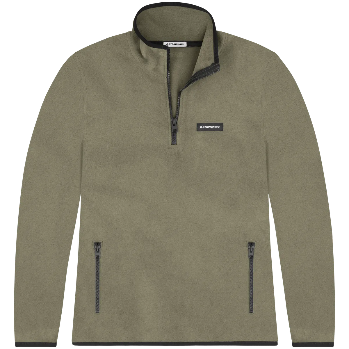 StringKing Women's Polartec Fleece Quarter Zip Pro - Sharp Fit, Mermaid, Front