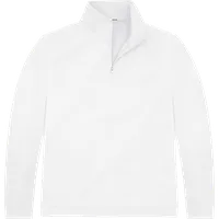 StringKing Men's StayCool Quarter Zip - Relaxed Fit, White, Front