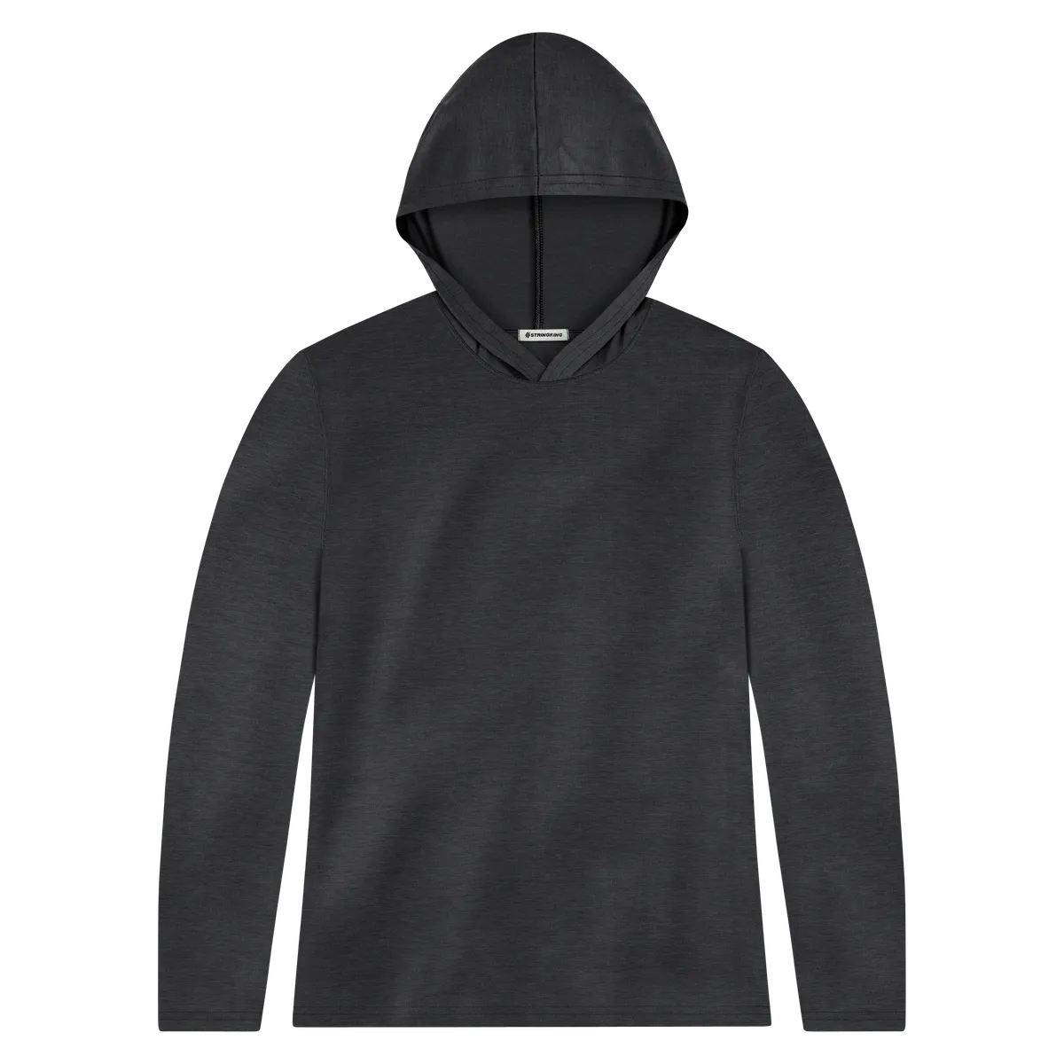 StringKing Women's FlexStyle Lightweight Hoodie - Sharp Fit, Moonless Night, Front