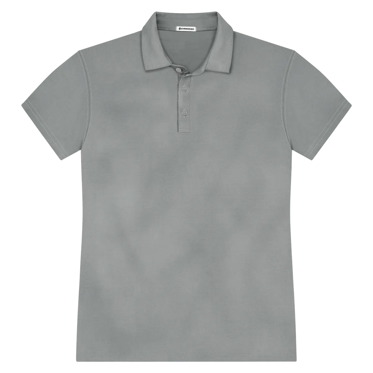 StringKing Men's StayCool Polo - Sharp Fit, Gray, Front