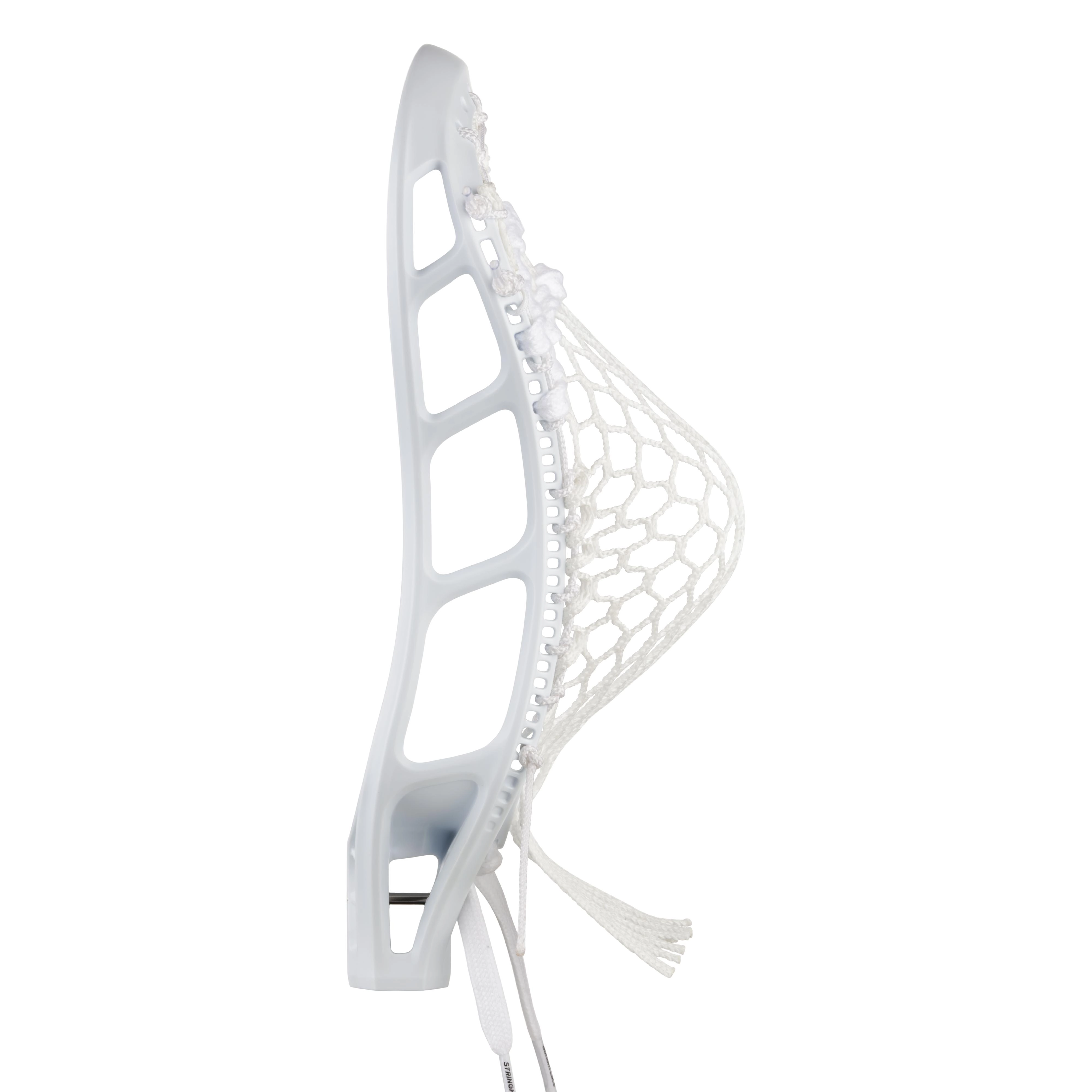 StringKing Mark 2V Strung Lacrosse Head in Type 5s White - M Size